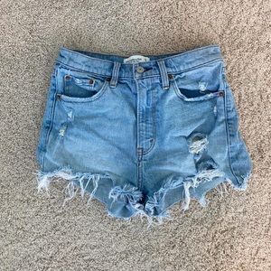 Abercrombie and Fitch denim shorts!